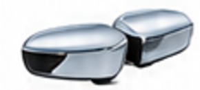 Chrome Mirror Cover Pair
