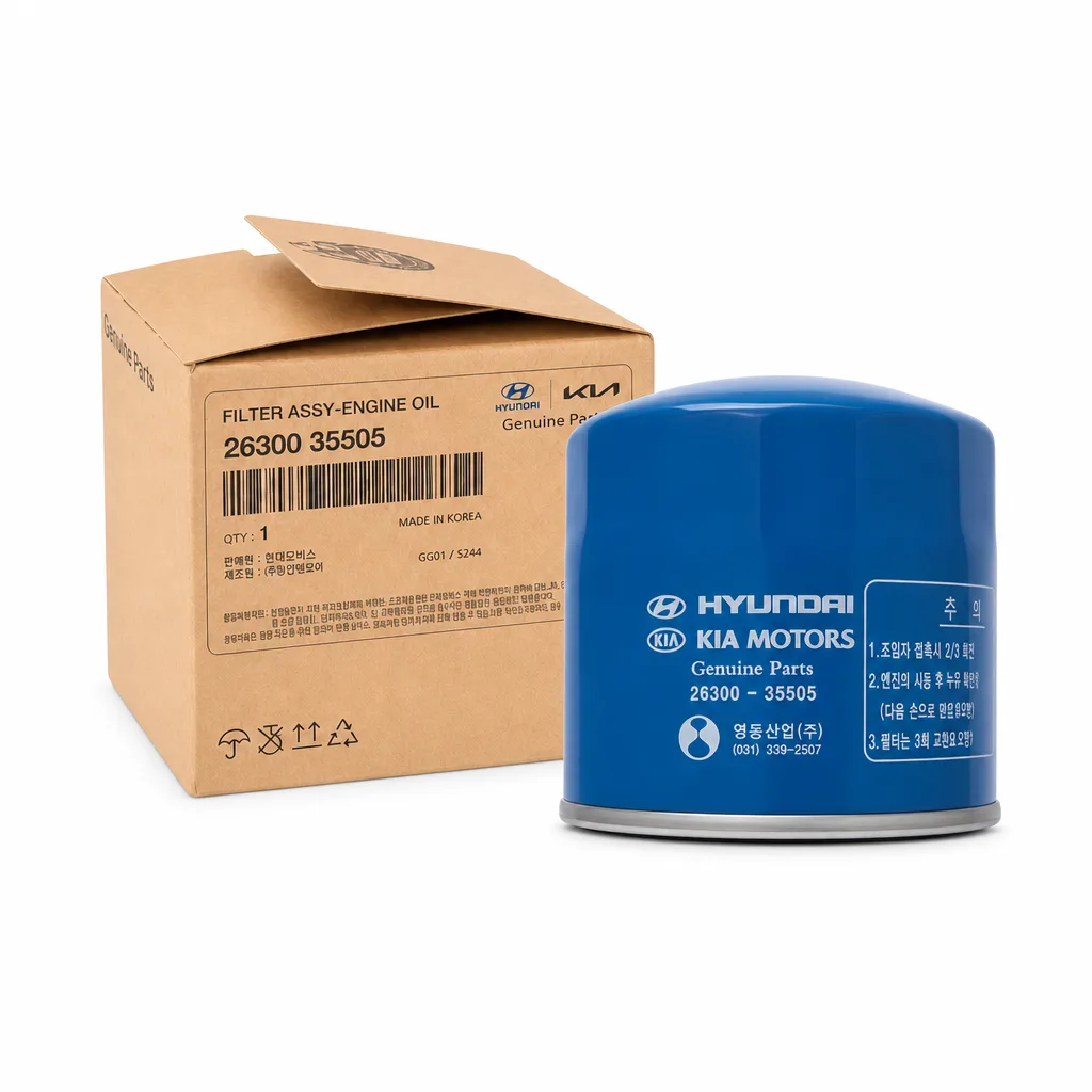 Hyundai 26300 35505 genuine oil filter