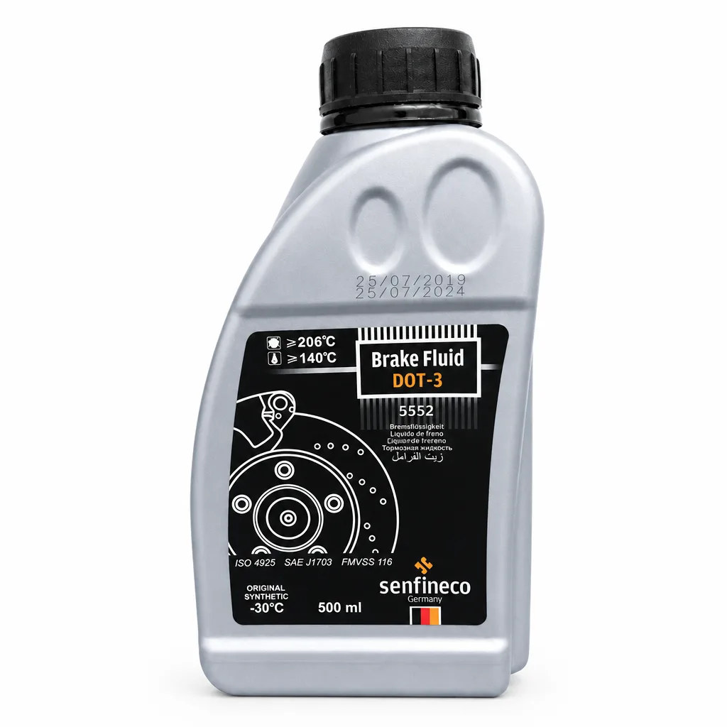SENFINECO DOT 3 Brake Fluid (500ml)- Germany
